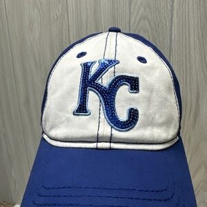 New Era Kansas City Royals KC Sequin Baseball Cap Hat Women Adjustable